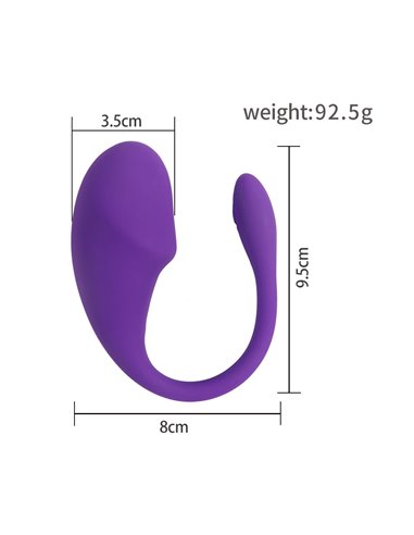 VIBRADOR LOVE SPOUSE - USB + APP