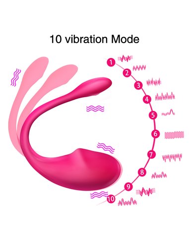 VIBRADOR LOVE SPOUSE - USB + APP