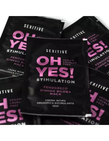 OH YES CREMA ORGASMICA POUCH NEGRO