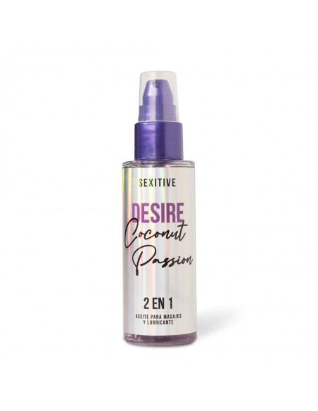 ACEITE Y LUBRICANTE DESIRE 2 en 1 - COCONUT