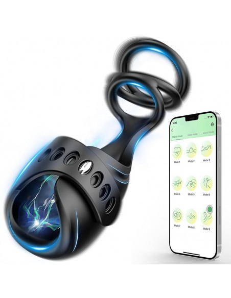 MASTURBADOR MASCULINO CON APP Y ANILLO USB