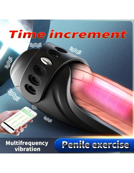 MASTURBADOR MASCULINO CON APP Y ANILLO USB