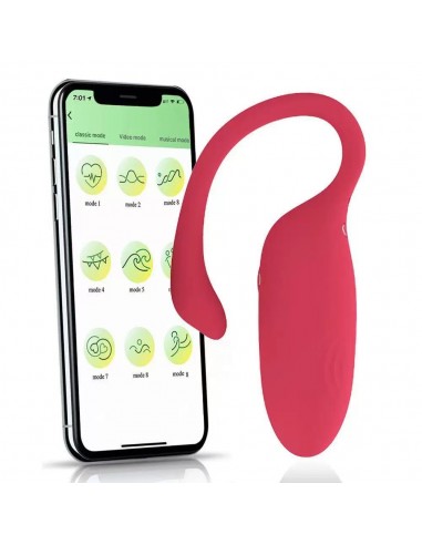 VIBRADOR FLAMENCO  CON APP + USB