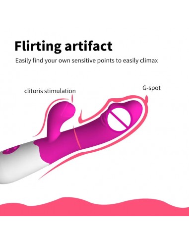 VIBRADOR 30 MODOS USB G SPOT