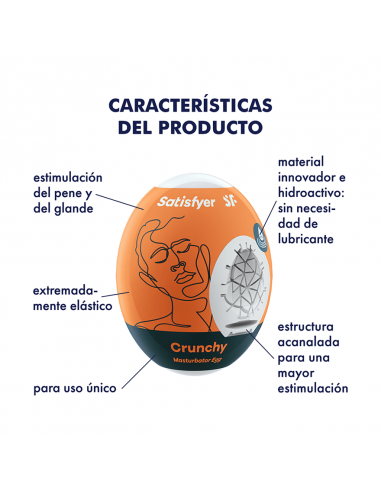 Satisfyer Masturbator Egg - Crunchy