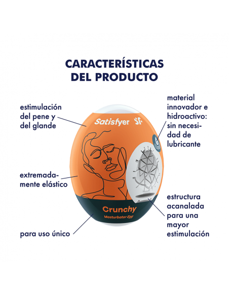 Satisfyer Masturbator Egg - Crunchy