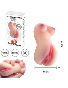 MASTURBADOR VAGINA MINI TORSO