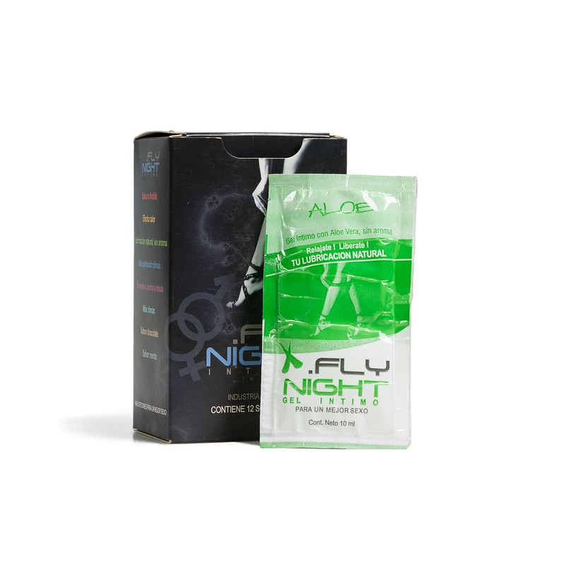 FLY NIGHT GEL NEUTRO  ALOE  (CAJA X 12)