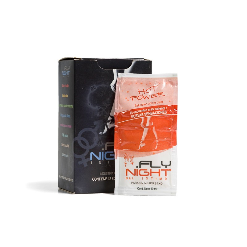 FLY NIGHT GEL HOT POWER (CAJA X 12)