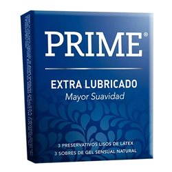 PRIME EXTRA LUBRICADO X3 UNIDADES